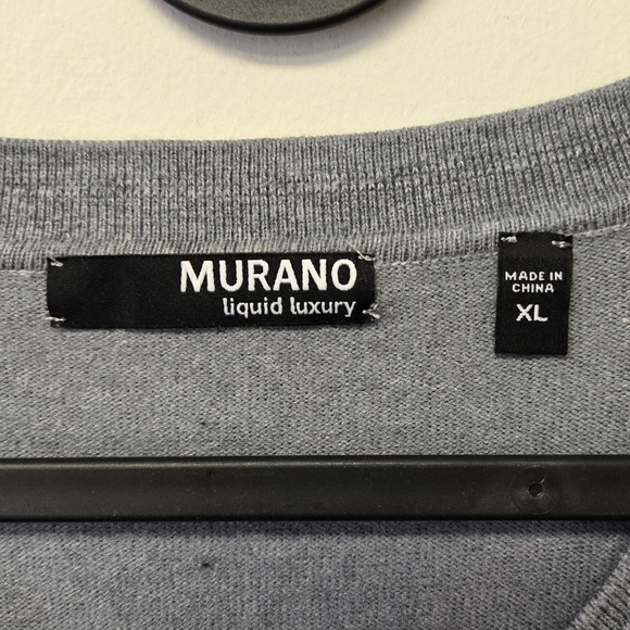 Murano Liquid Luxury Print Sweater Gray Red XL - Picture 3 of 5